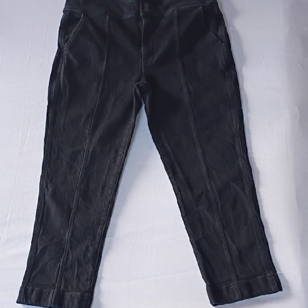 Madewell The Perfect Vintage HibRise Black Ankle Jeans Size 31 - Picture 4 of 12